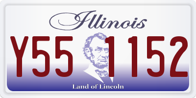 IL license plate Y551152