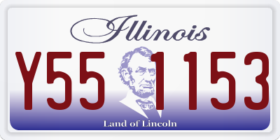 IL license plate Y551153