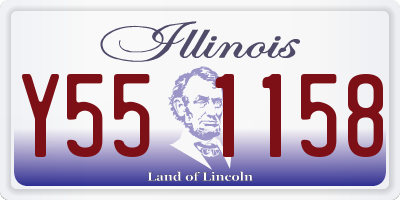 IL license plate Y551158