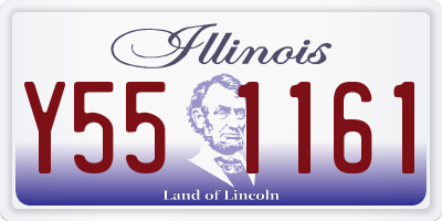 IL license plate Y551161