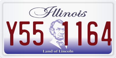 IL license plate Y551164