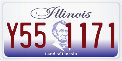 IL license plate Y551171