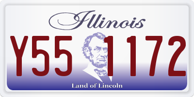 IL license plate Y551172