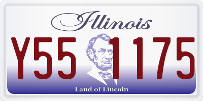 IL license plate Y551175