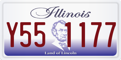 IL license plate Y551177