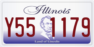 IL license plate Y551179