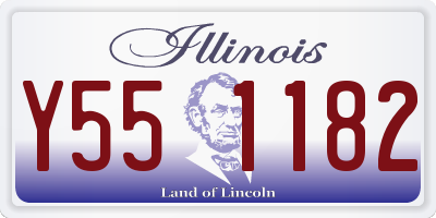 IL license plate Y551182