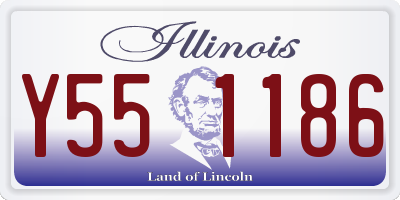 IL license plate Y551186
