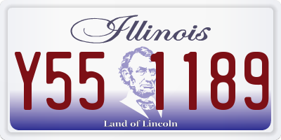 IL license plate Y551189