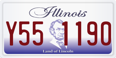 IL license plate Y551190