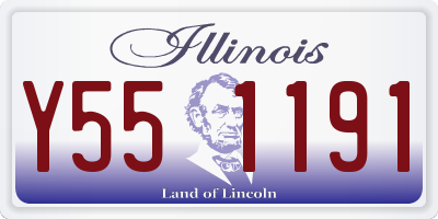 IL license plate Y551191