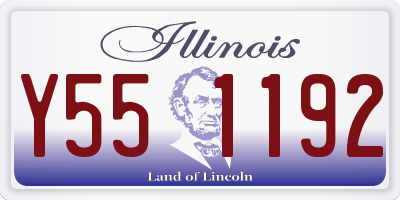 IL license plate Y551192