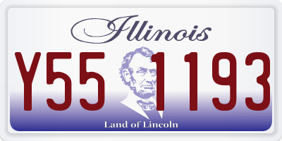 IL license plate Y551193