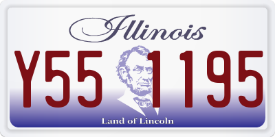 IL license plate Y551195