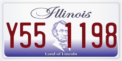 IL license plate Y551198