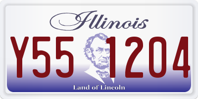 IL license plate Y551204