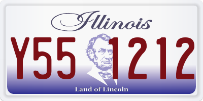 IL license plate Y551212