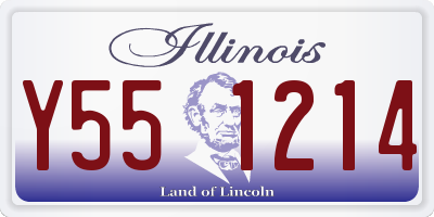 IL license plate Y551214