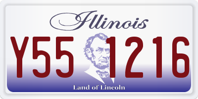 IL license plate Y551216