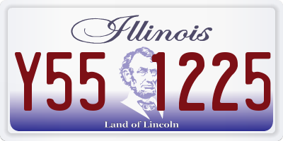 IL license plate Y551225