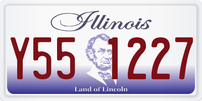IL license plate Y551227