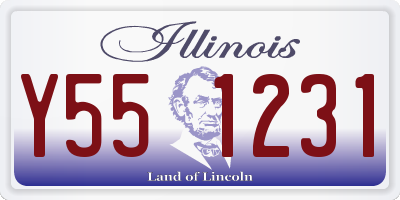 IL license plate Y551231