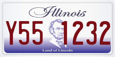 IL license plate Y551232