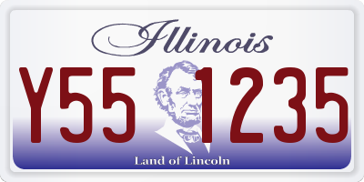 IL license plate Y551235