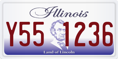 IL license plate Y551236