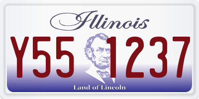 IL license plate Y551237
