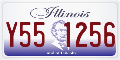 IL license plate Y551256