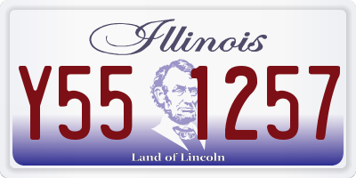 IL license plate Y551257