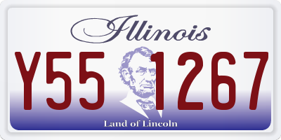 IL license plate Y551267