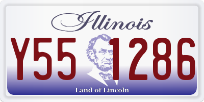 IL license plate Y551286