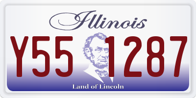 IL license plate Y551287