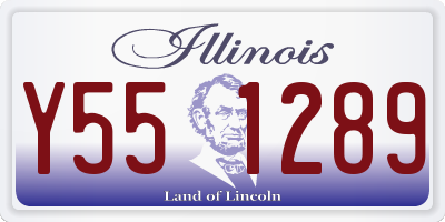 IL license plate Y551289