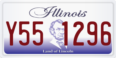 IL license plate Y551296