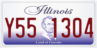 IL license plate Y551304