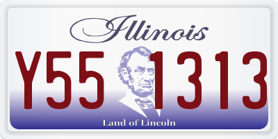 IL license plate Y551313