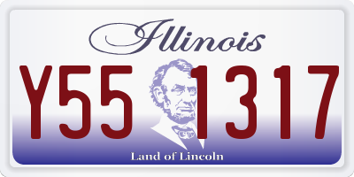 IL license plate Y551317