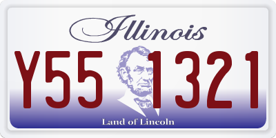 IL license plate Y551321