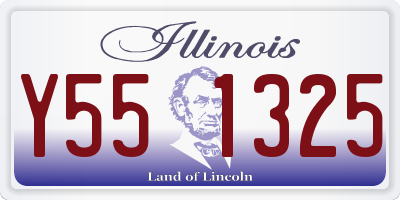 IL license plate Y551325