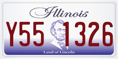IL license plate Y551326