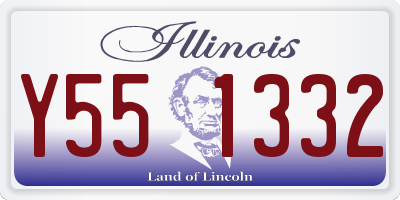 IL license plate Y551332