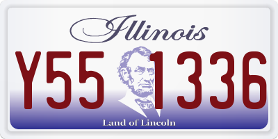 IL license plate Y551336