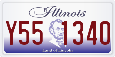 IL license plate Y551340