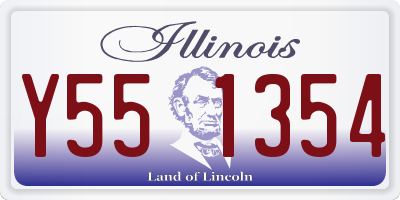IL license plate Y551354