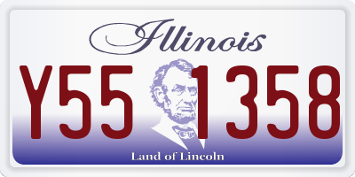 IL license plate Y551358