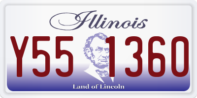 IL license plate Y551360