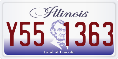IL license plate Y551363